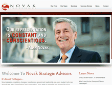 Tablet Screenshot of novakstrategic.com